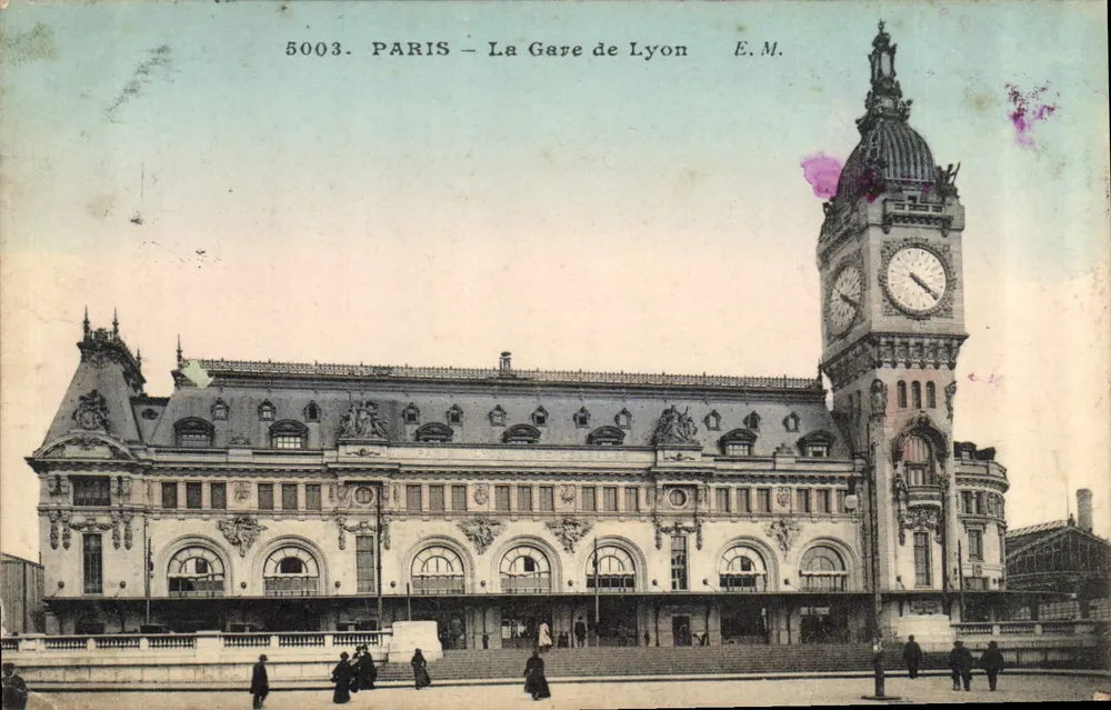 PARIS – A Estação de Lyon — E.M. n°5003 - Frente