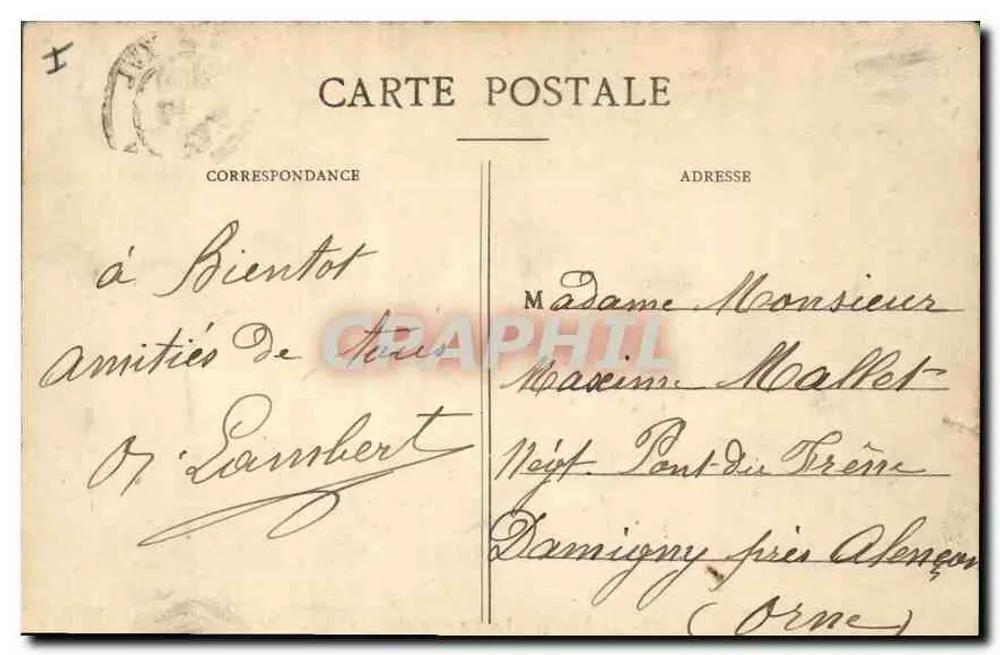 PARIS. - Wielki Pałac — wydawca nie widoczny, numer seryjny 30 - Rewers