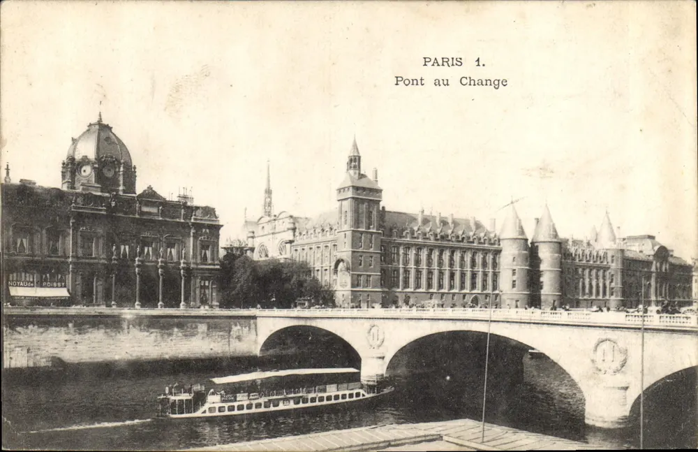 Paris 1. Ponte au Change — Noyaugé Poibst - Frente