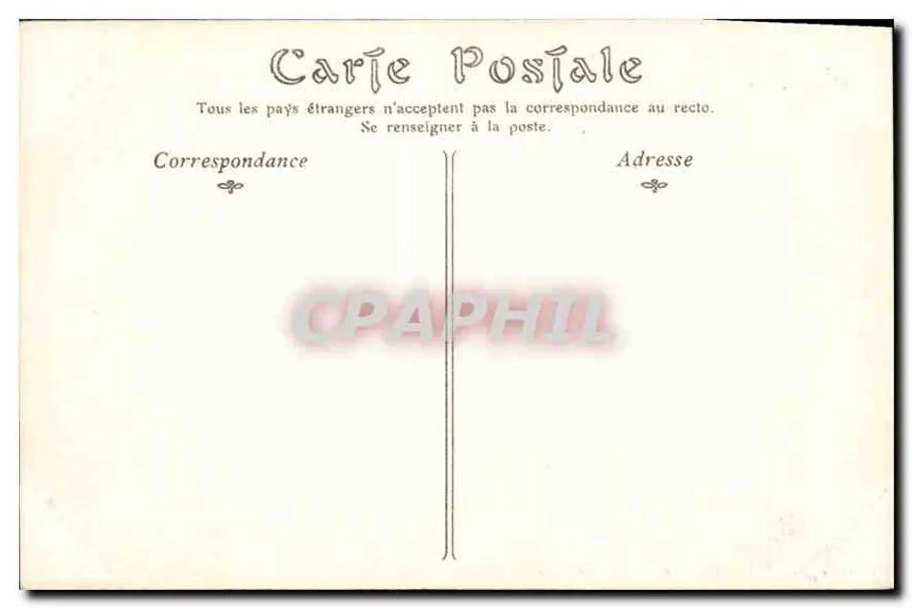 Paris — Die Abtei der Wälder, der letzte Salon von Madame Récamier — ND Phot - Rückseite