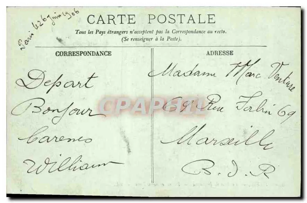 PARIS — Der Bois de Boulogne — Zwischen den beiden Seen — LL. — N° 430 - Rückseite
