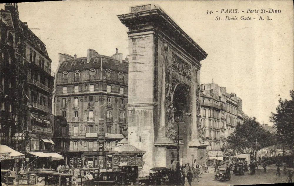 Paris - Porte Saint-Denis — A.L. — Éditions Artistiques - Frente