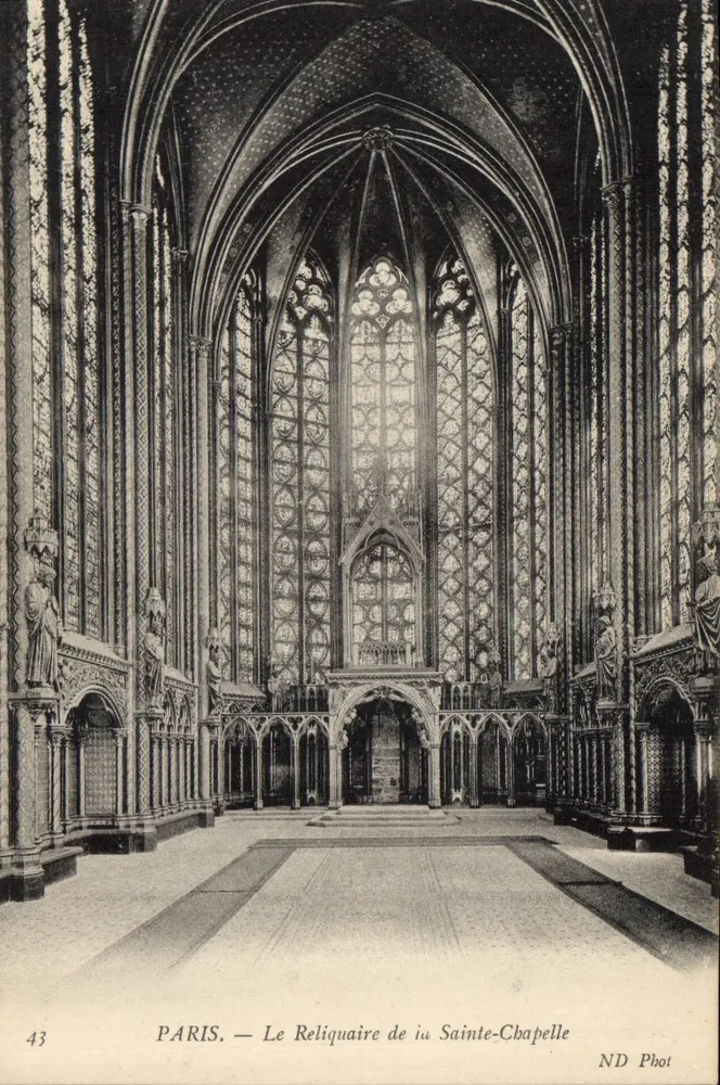 PARIS — Der Reliquienschrein der Sainte-Chapelle — ND Phot, n°43 - Vorderseite