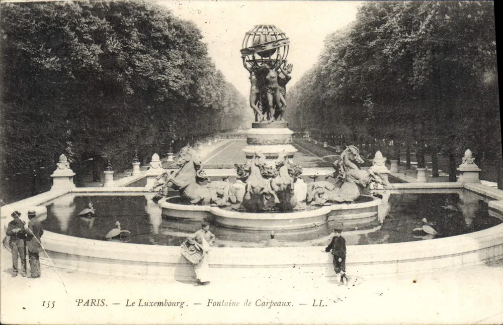 Paris — Luxembourg — Fontäne Carpeaux — LL. — N° 155 - Vorderseite