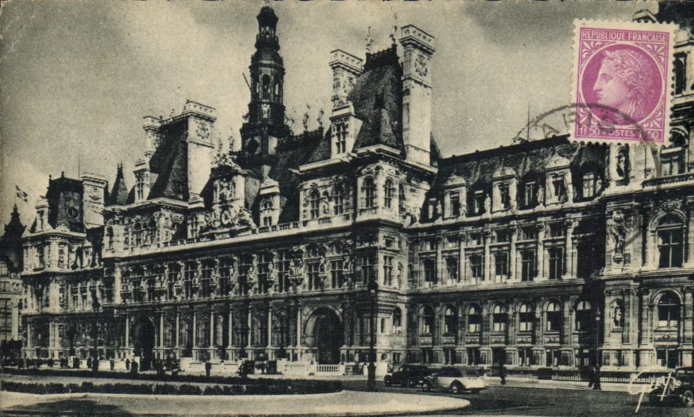 Das Rathaus — Paris — Éditions d'Art GUY, Paris - Vorderseite