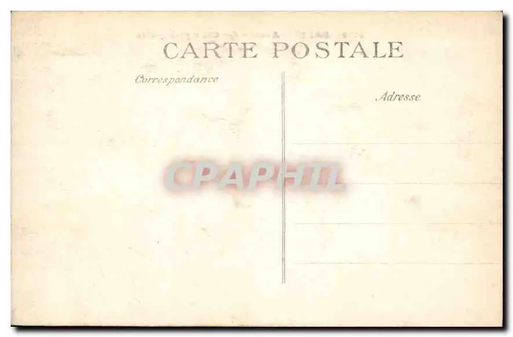 Parijs — Avenue des Champs-Élysées — anoniem uitgever, serie-nummer 4113 - Achterkant