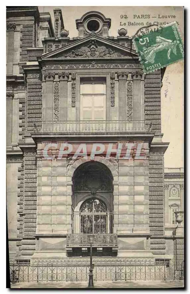 Paris — O Balcon de Charles X — C. Saint - Frente