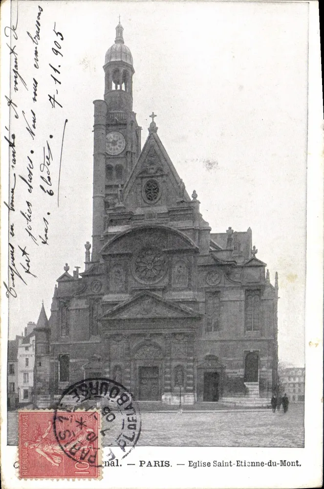 PARIS — Kirche Saint-Etienne-du-Mont — KERVEN - Vorderseite