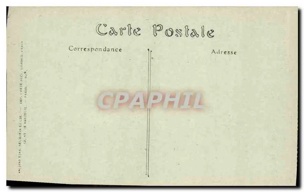 Paris — Notre-Dame, vista geral — Editor: Impr. F. Mercier & Cie, Paris - Verso