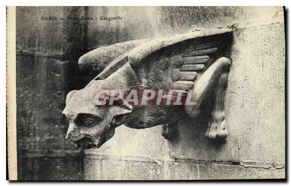 Paris — Notre-Dame — Gargouille - Frente
