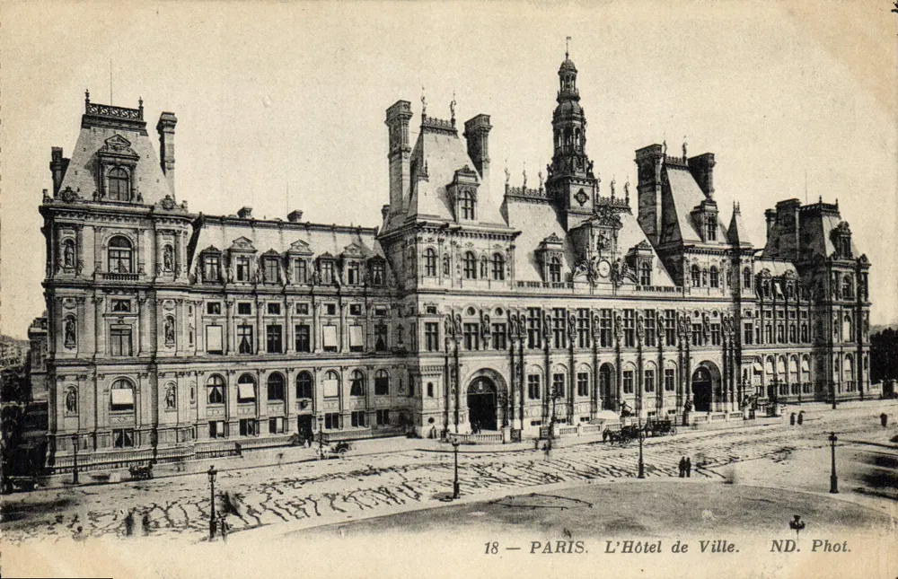 Paris — O Hôtel de Ville — ND. Fot. n°18 - Frente