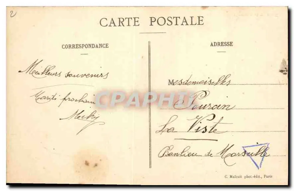 Paris - Nossa Senhora da Igreja, fachada lateral — C. M., n° 236 - Verso