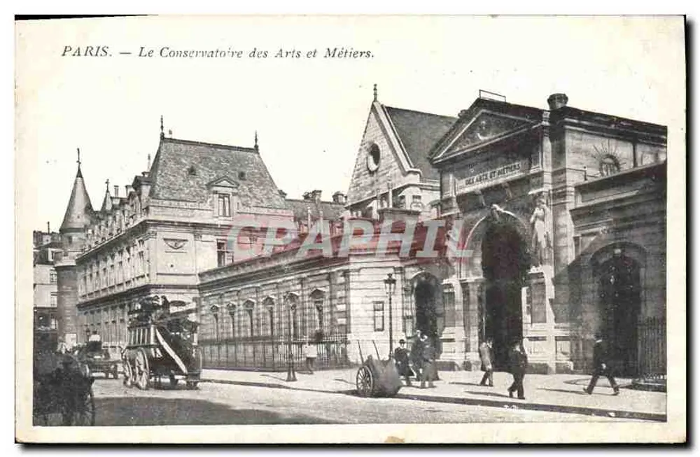 Paris — Das Conservatorium der Künste und Handwerkskunst — Verlag nicht sichtbar - Vorderseite