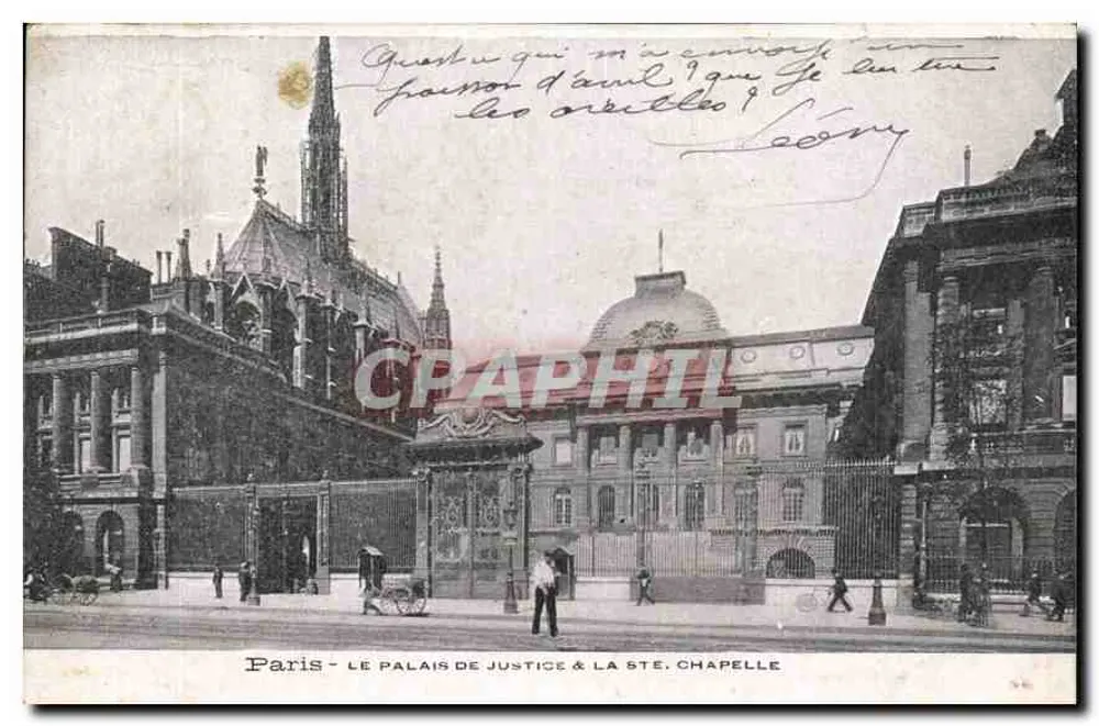 Paris - Das Palais de Justice & die Ste. Chapelle - Vorderseite