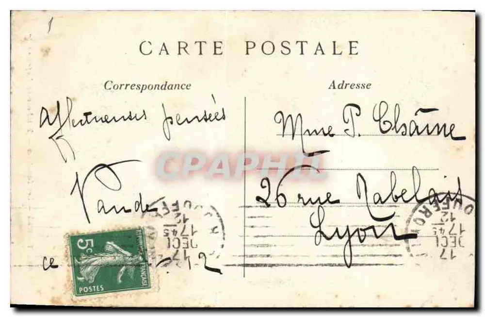 PARIS — Os Invalidos — Túmulo de Napoleão I — C. M. n° 264 - Verso