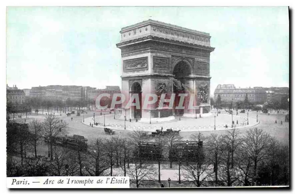 Paris — Arco do Triunfo da Estrela — CPAPHIL - Frente