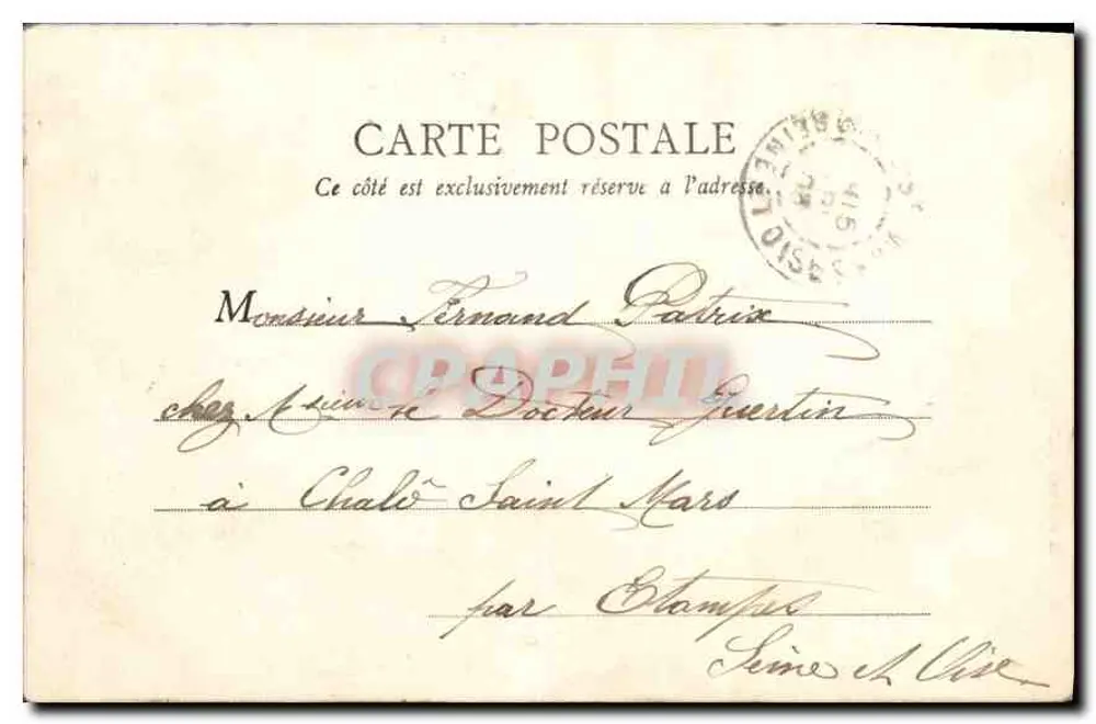 PARIS - See und Felsen der Buttes-Chaumont — B.F., Paris, Nr. 131 - Rückseite
