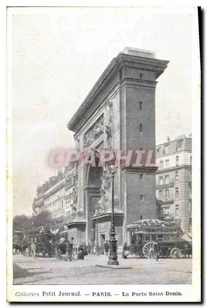 Paris — Ansicht der Porte Saint-Denis — Sammlung Petit Journal - Vorderseite