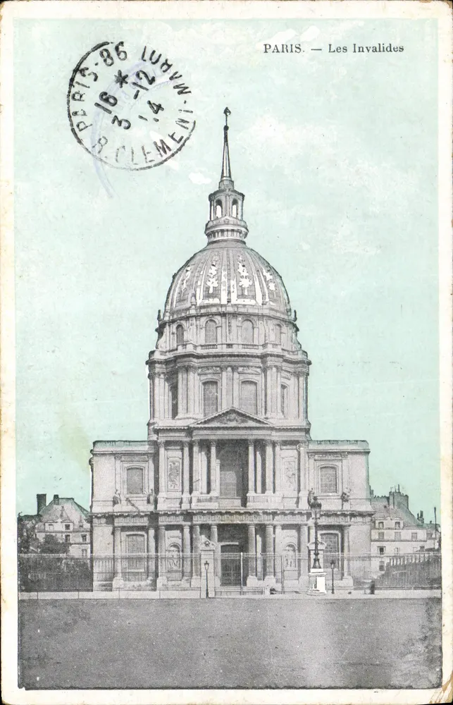 PARIS — Les Invalides — R. CLEMENI - Frente