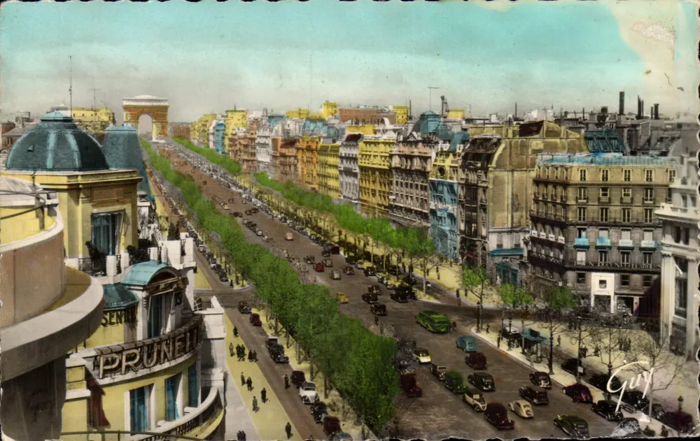 Paris — Avenue des Champs-Élysées — allgemeiner Blick — Éditions Guy, n° 4.008 - Vorderseite