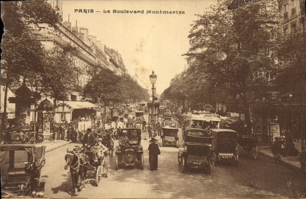 PARIS — O Boulevard Montmartre — Editor: GB - Frente