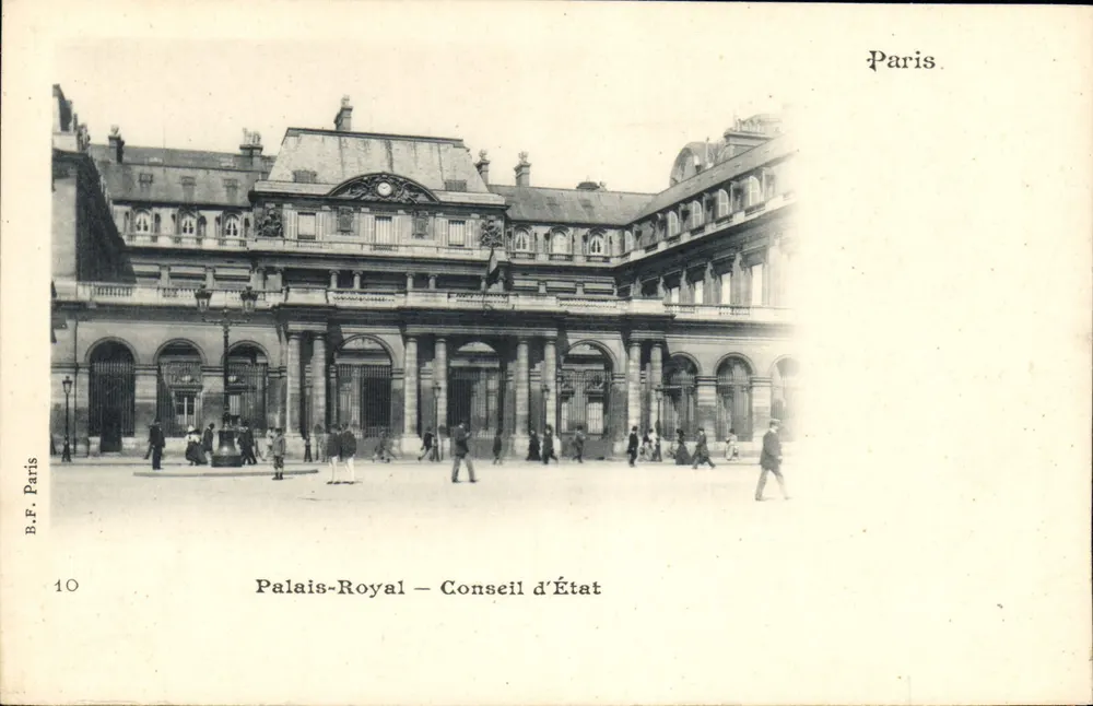 Palazzo Reale — Consiglio di Stato — B.F. Parigi, n°10 - Recto