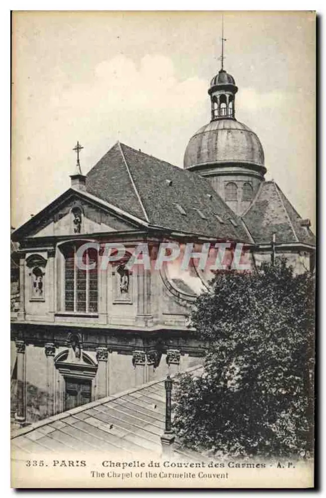 Paris - Capela do Convento dos Carmelitas — A. P. n° 335 - Frente