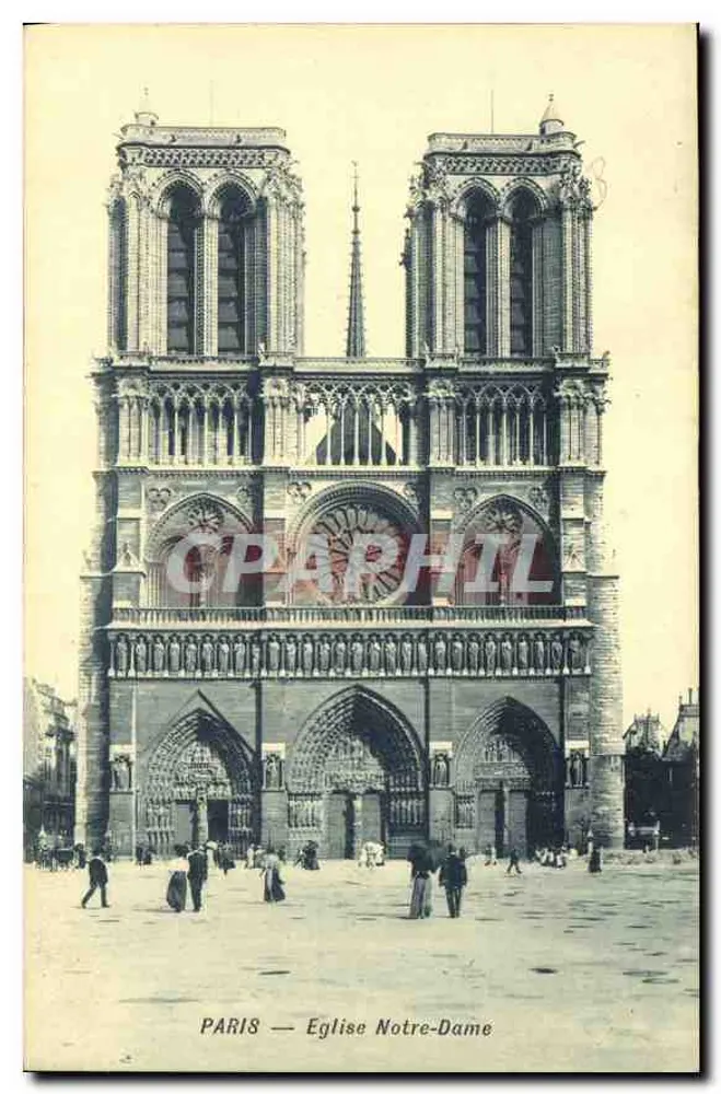 PARIS — Igreja de Nossa Senhora - Frente
