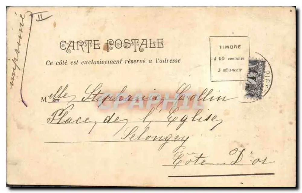 Luxembourg — Paryż — wydawca J. Brousseaud - Rewers