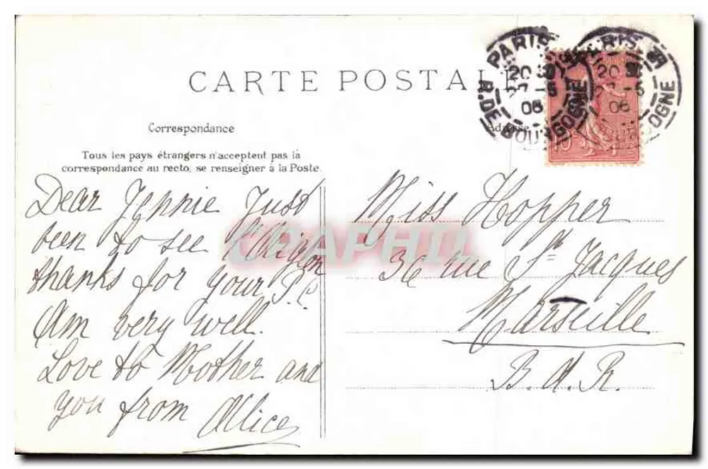 PARIS — Notre Dame (fachada) — E. L. D. - Verso