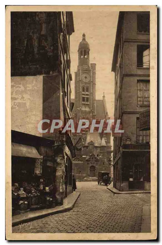 Kirche Saint-Étienne-du-Mont — Paris — Kunstausgabe YVON, Paris, Serie II N° 212 - Vorderseite