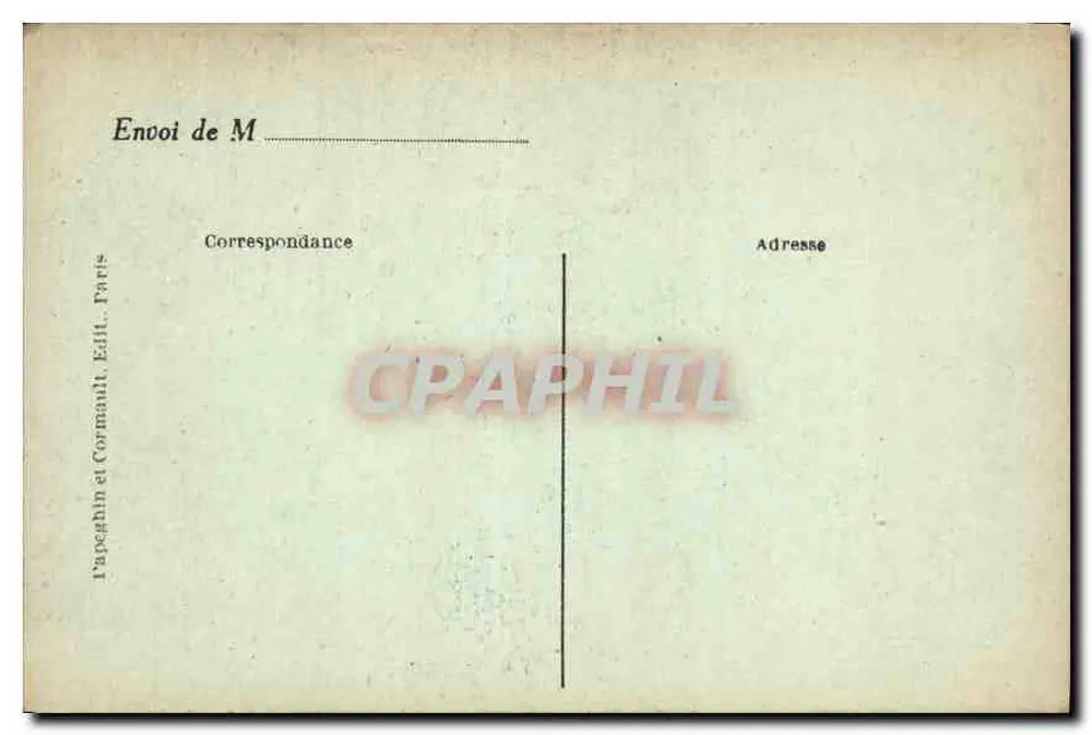 Paris — Musée de Cluny (le Puits) — A.P. n°243 - Verso