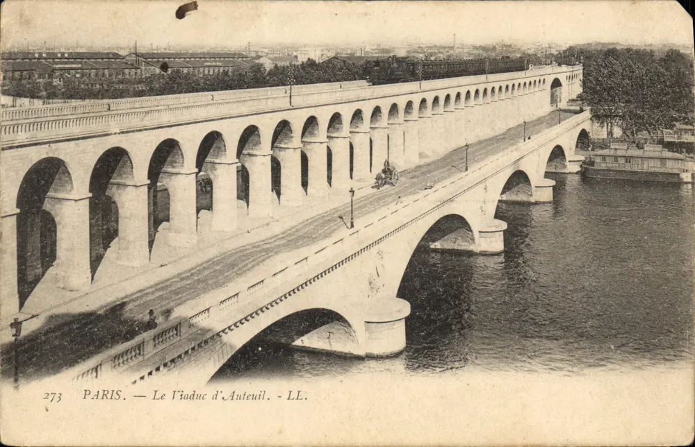 Paris — Le Viaduc d'Auteuil — LL. n° 2773 - Frente