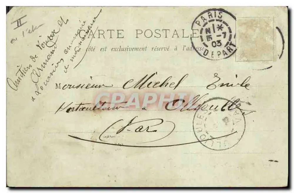 Paris — Le Viaduc d'Auteuil — LL. n° 2773 - Verso