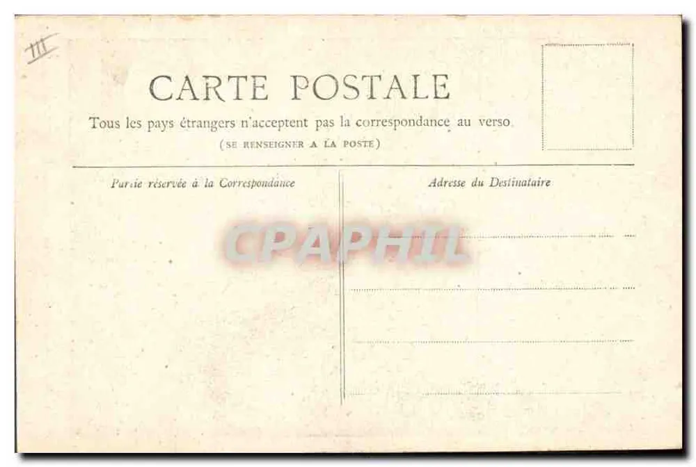 Uhr des Palais de Justice — Paris — Sammlung Petit Journal - Rückseite