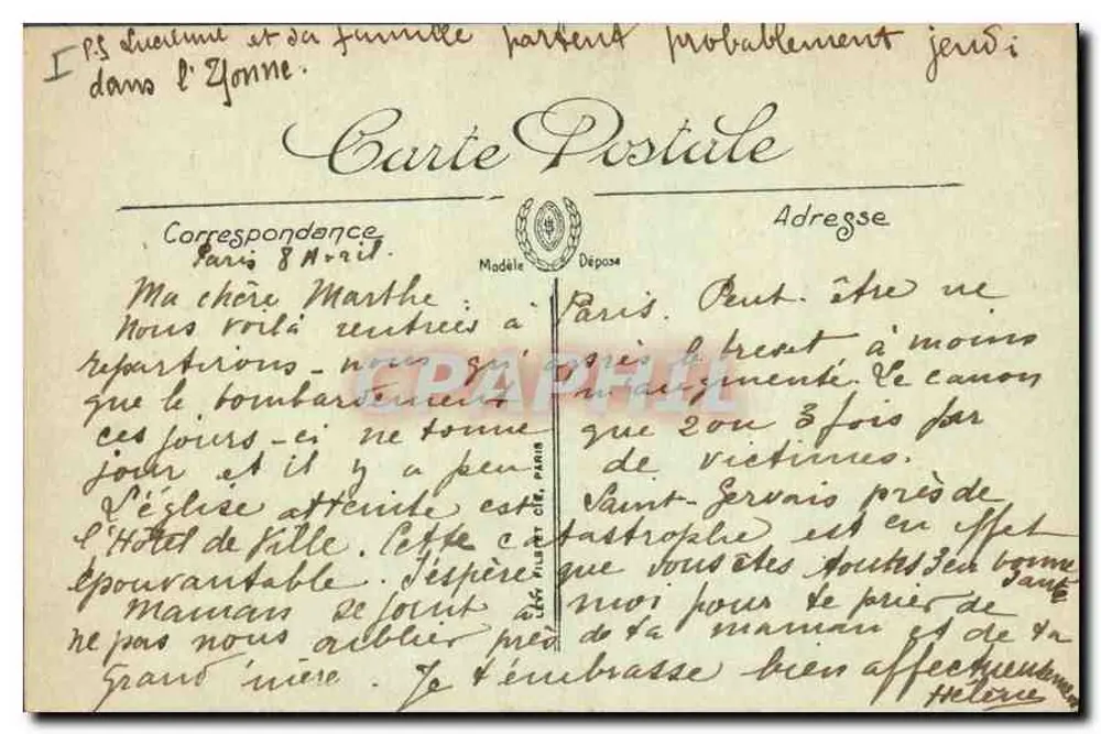 Paris — O Grand Palais — L.I. - Verso