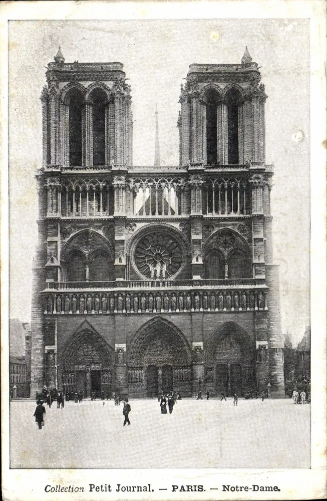 Paris — Catedral de Notre-Dame — Coleção Petit Journal - Frente