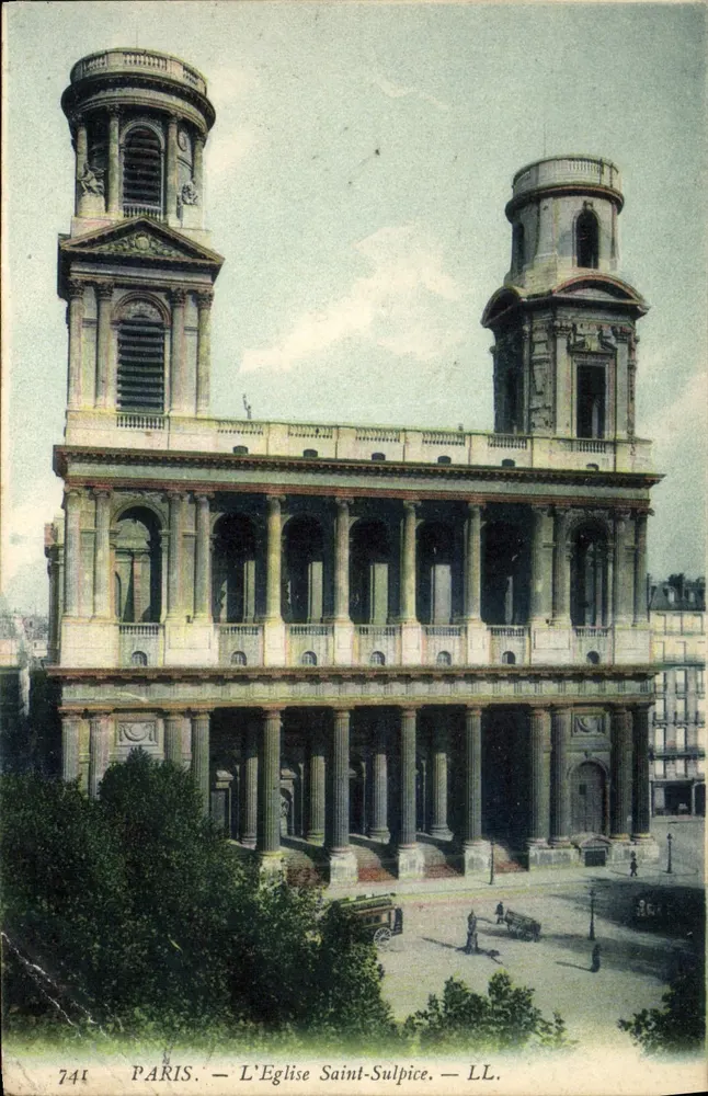 Paryż. Katedra Świętego Sulpicia — LL. — n° 741 - Awers