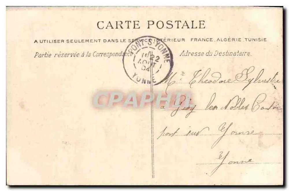 Bois de Vincennes — A Cascata — Coleção das Postagens - Verso