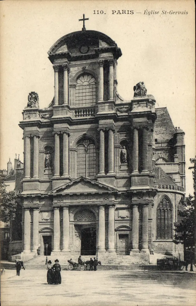 Paris — Igreja de São Gervásio — Edição Liberté, n°110 - Frente