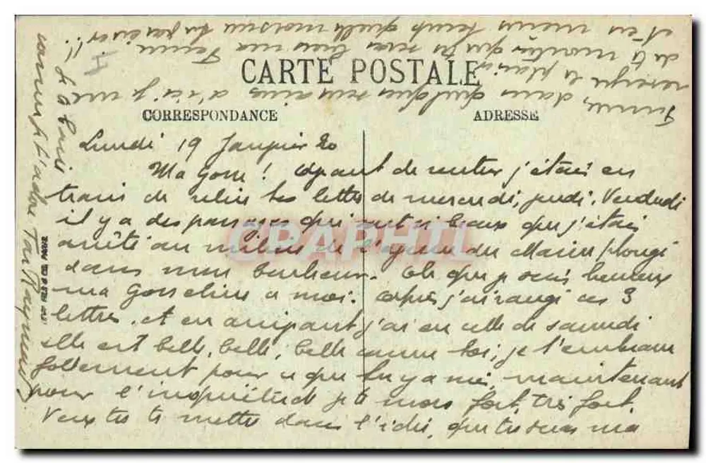 Paris — Capela dos Invalidos — LL. n° 888 - Verso