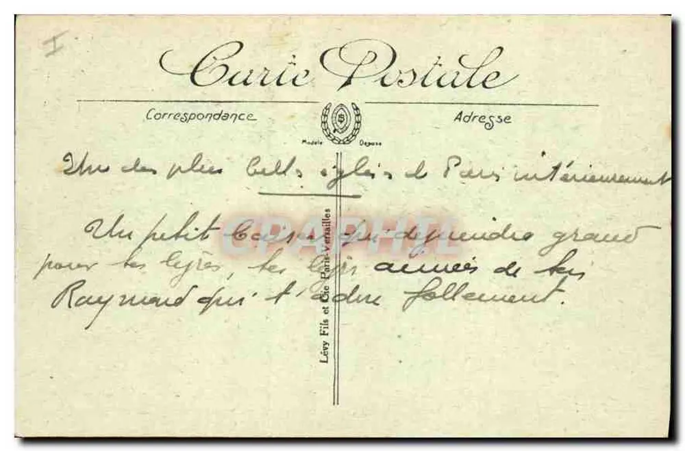Paris — Saint-Sulpice e a Place — LL, n° 742 - Verso