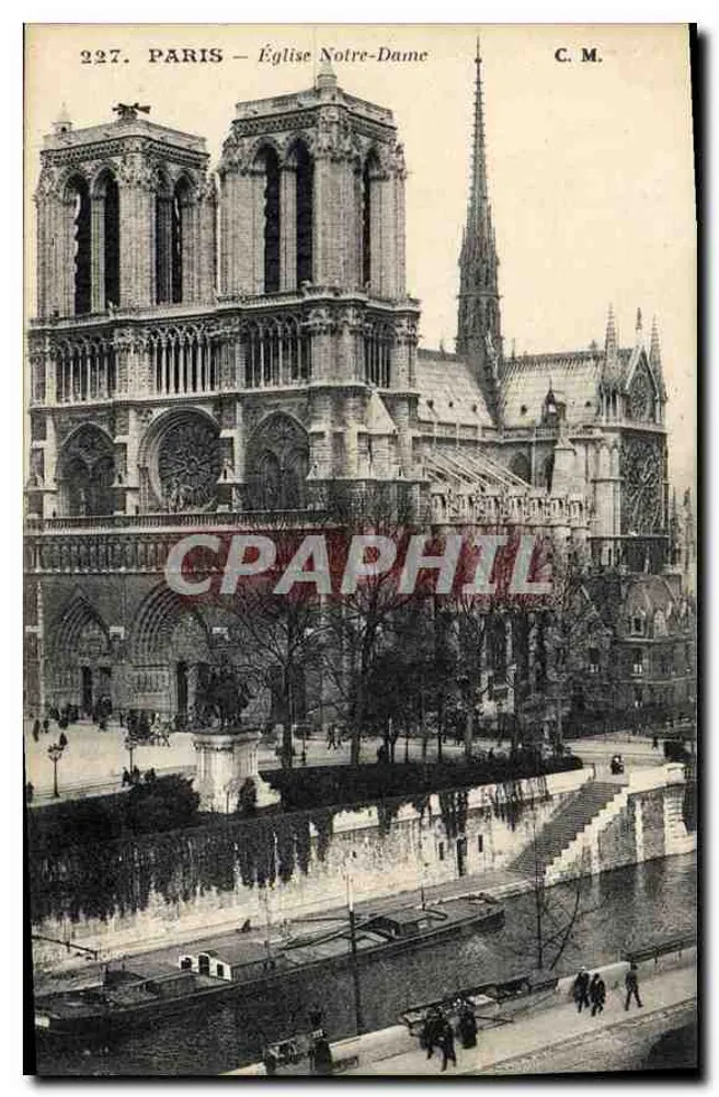 Parijs — Kerk Notre-Dame — Artistieke uitgave, C. M. - Voorkant