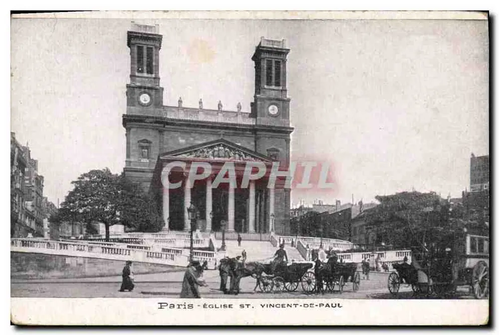 Paris — Igreja de São Vicente de Paulo - Frente