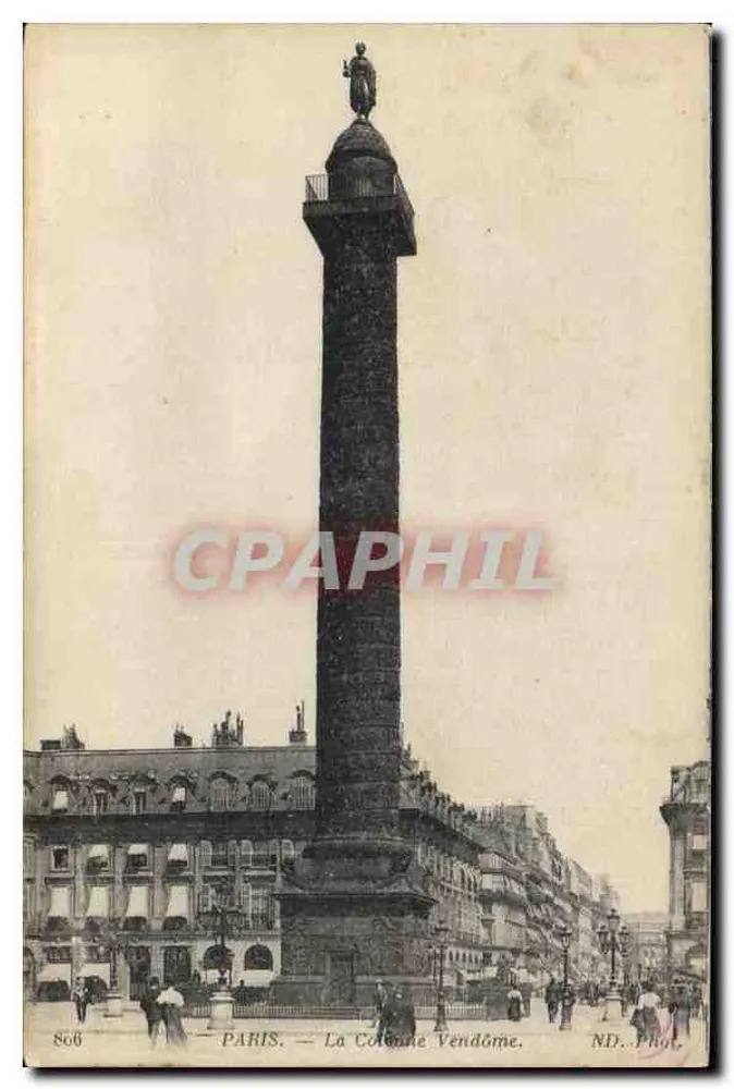 Paris — A Coluna Vendôme — ND. Phot. - Frente
