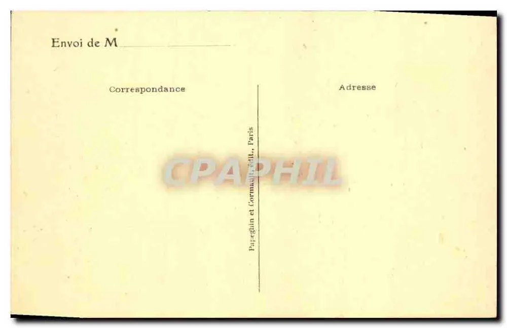 Paris - Die Avenue des Champs-Élysées und der Arc de Triomphe - A. P. - Rückseite