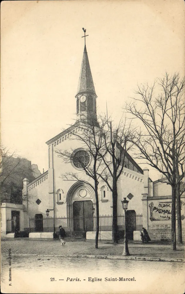 Paris — Igreja de Saint-Marcel — P. Marnus, editor Paris, n°21 - Frente