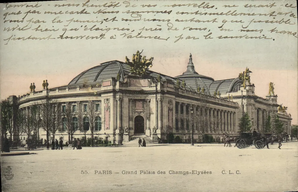 PARIS — Grand Palácio dos Campos-Élisée — C. L. C. — n° 55 - Frente
