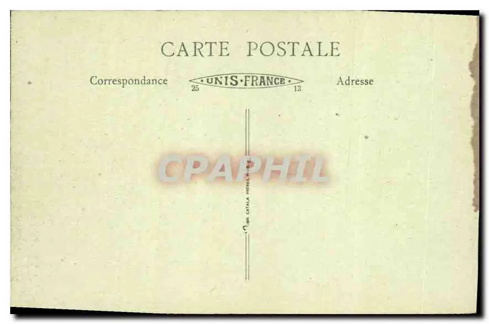 Paris — Priorado beneditino — O Refeitório - Verso