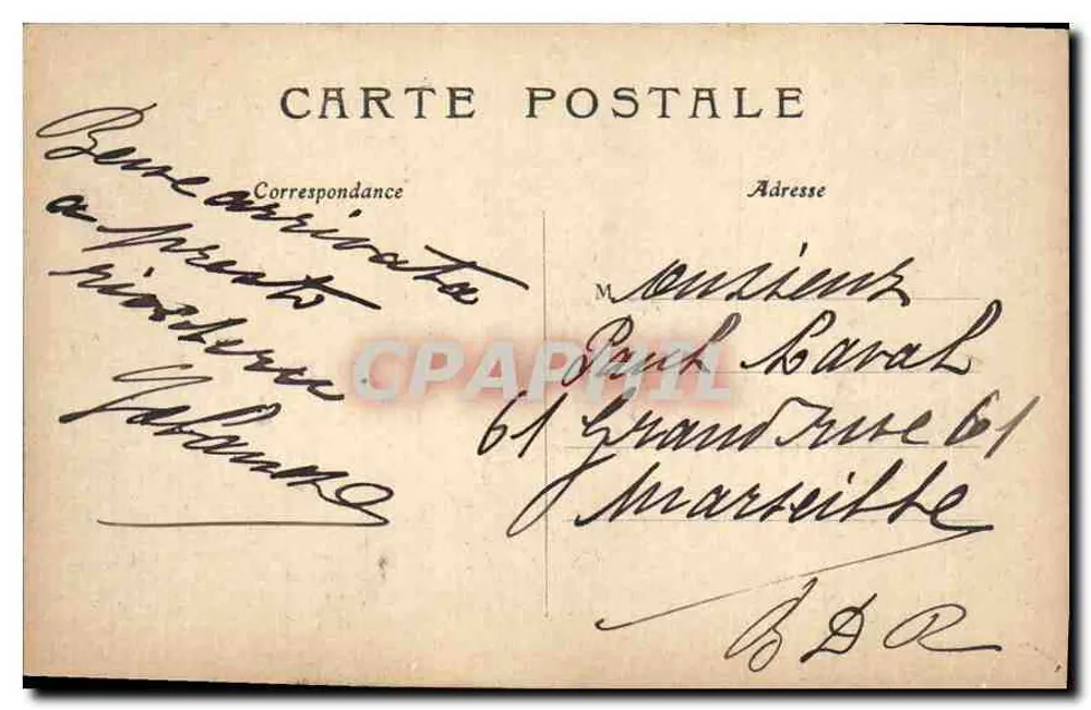 Paris — O Hôtel de Ville — R.M. - Verso